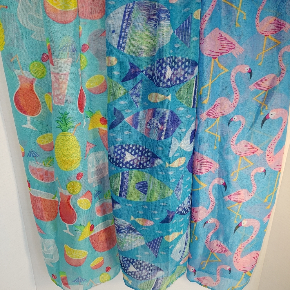 ‼️SALE🏖Beachy Satin Scarves CHOOSE from 4 styles regular $28 each! Now $8 each